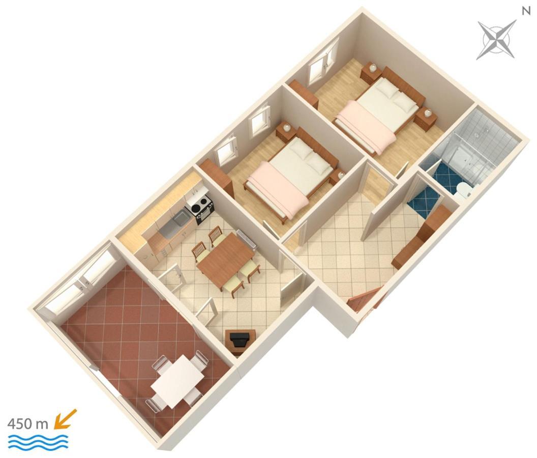 Family Friendly Apartments With A Swimming Pool Povljana, Pag - 244 Ngoại thất bức ảnh