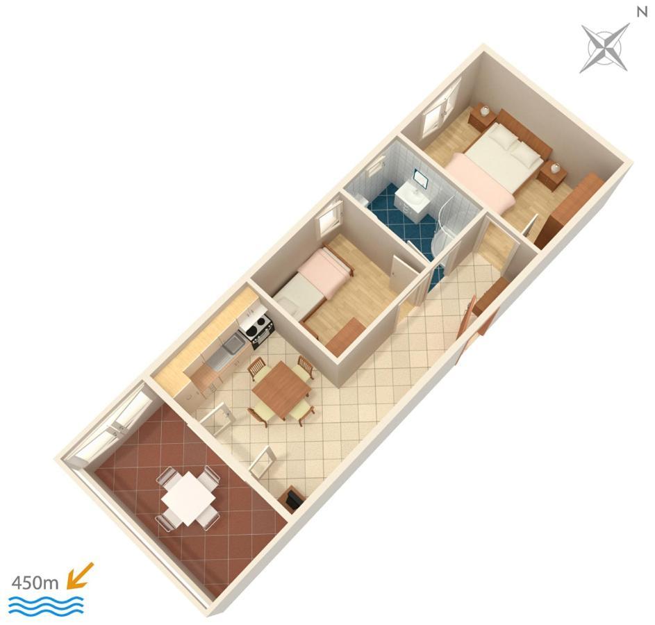Family Friendly Apartments With A Swimming Pool Povljana, Pag - 244 Ngoại thất bức ảnh